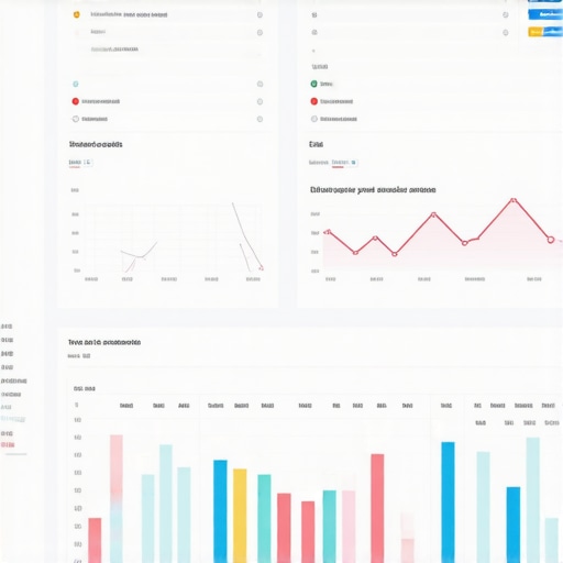 Screenshot of a digital marketing dashboard with local SEO metrics and analytics
