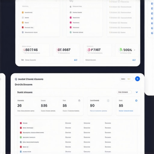 Screenshot of a sophisticated local SEO analytics dashboard displaying predictive insights and multi-source data integration