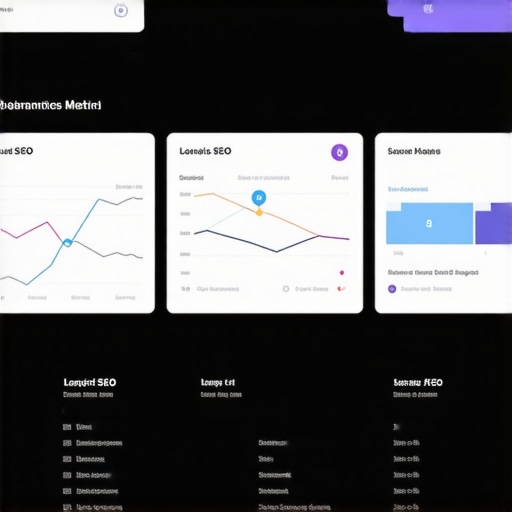 A digital dashboard displaying local SEO, keyword rankings, and maps performance metrics.