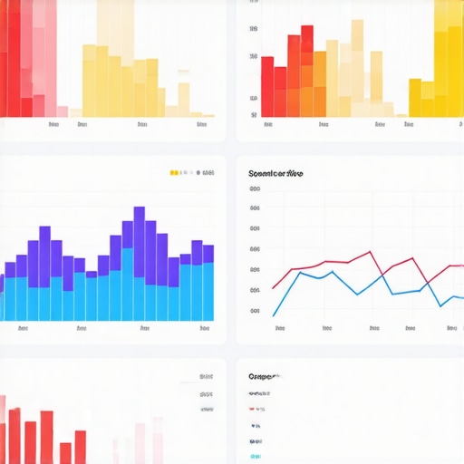 Screenshot of an advanced local SEO dashboard showing heatmaps and predictive analytics
