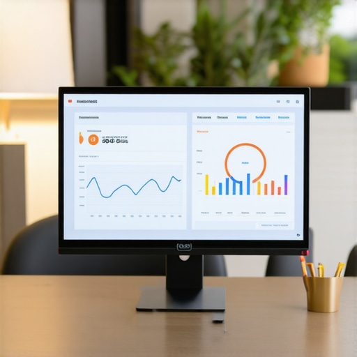 Screenshot of an analytics dashboard displaying forecasted local search rankings