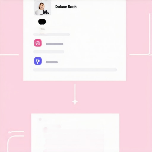 Visual diagram illustrating schema markup integration and voice search optimization techniques for local SEO