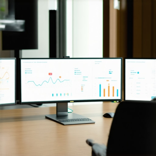 Screens displaying local SEO analytics and Google My Business rankings.