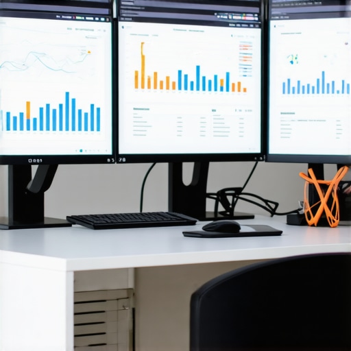 Digital Marketing Analytics Dashboard Screens showing Google My Business analytics and rank monitoring tools