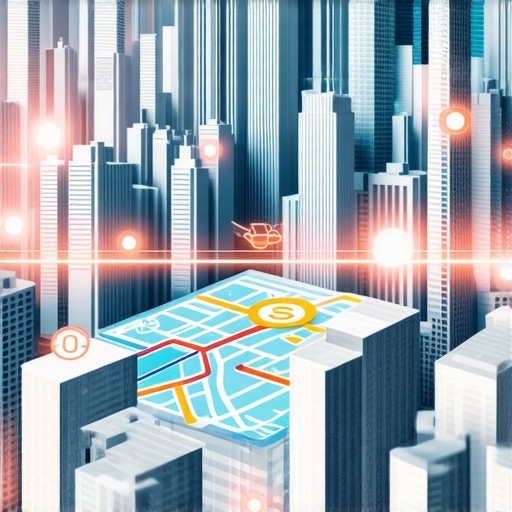 Future of Local SEO 2025 Futuristic city with digital maps and AI technology illustrating advanced local SEO tools